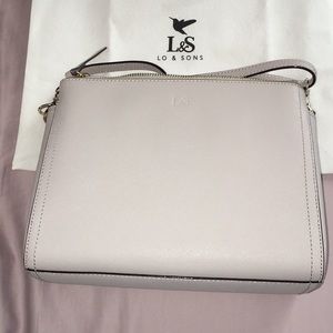 Lo & Sons Pearl, Saffiano leather